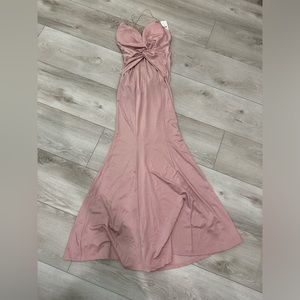 Mauve maxi dress